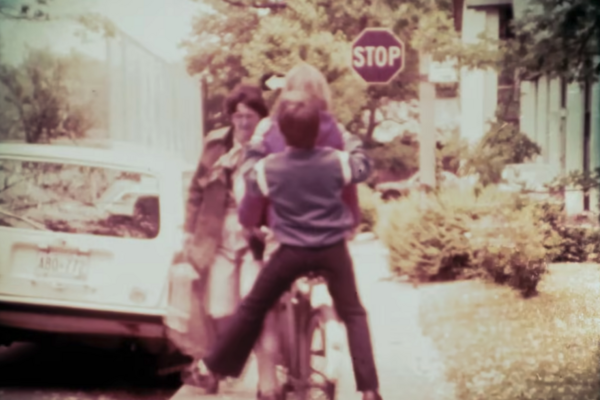 Kids on a bike 1975